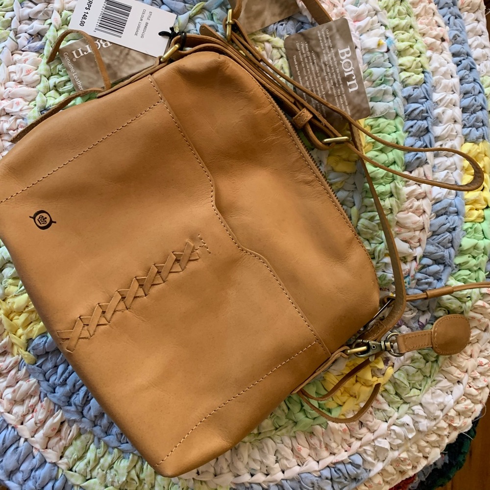Born Leather Crossbody Purse NWT